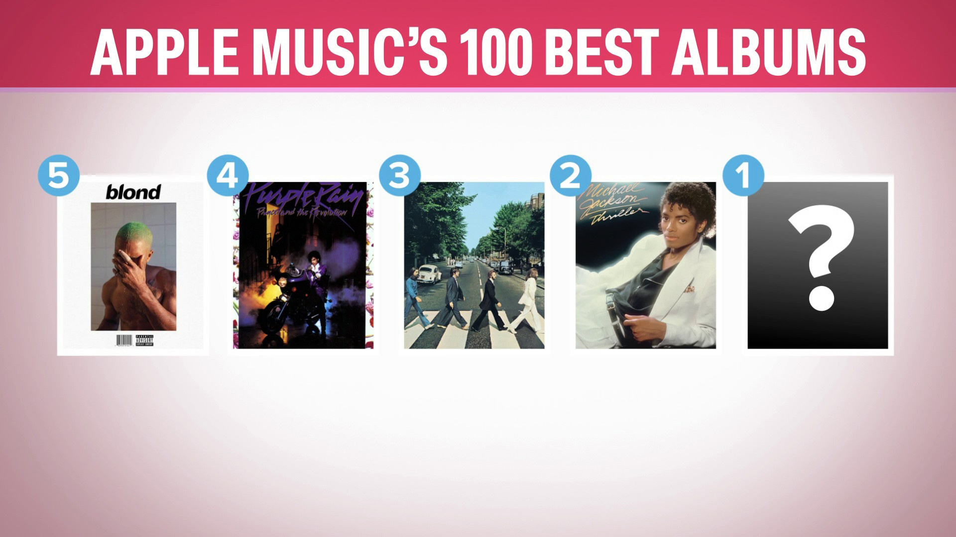 Los 100 mejores discos de la historia según Apple Music Los 100 mejores discos de la historia según Apple Music