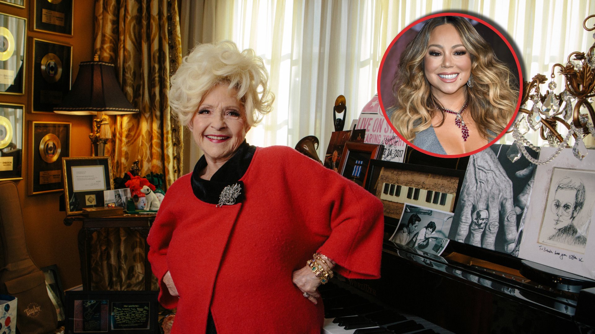 El detalle de Mariah Carey con Brenda Lee! El detalle de Mariah Carey con Brenda Lee!