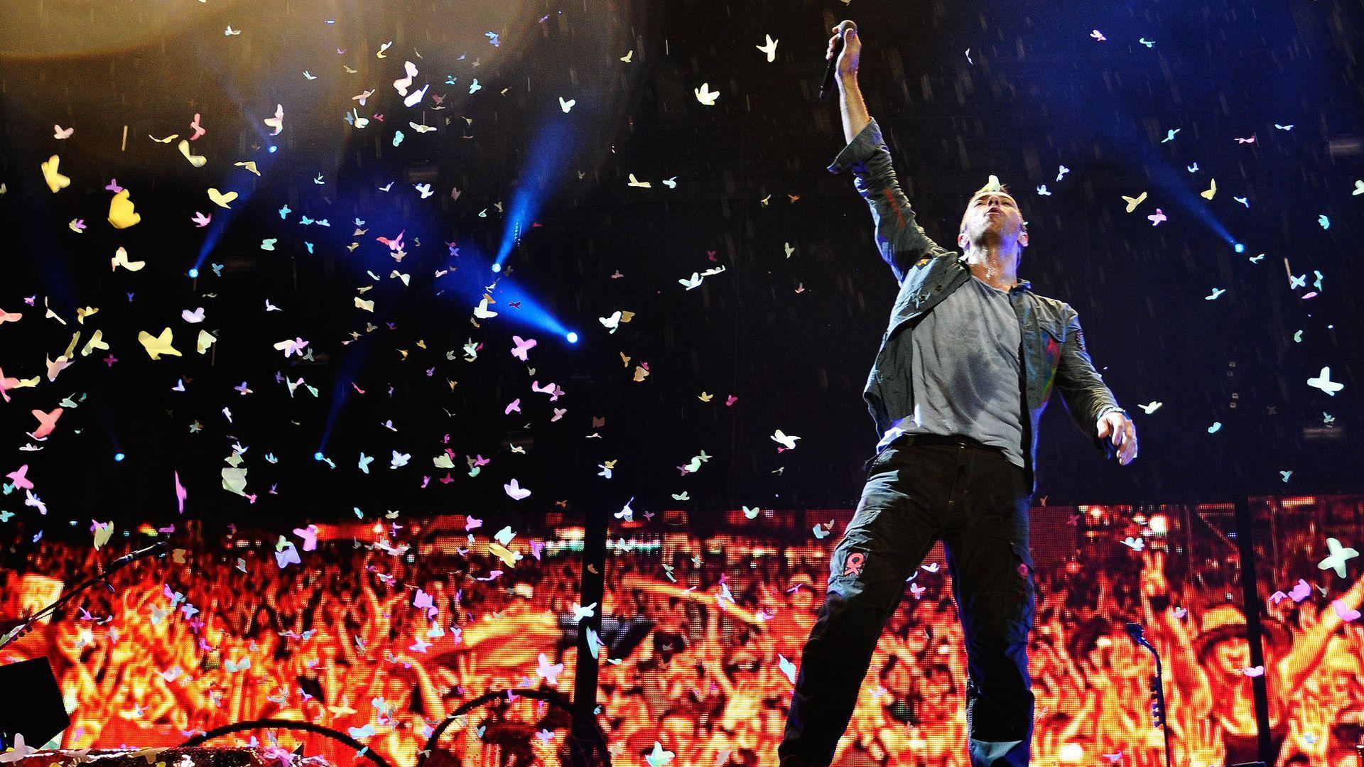 COLDPLAY PIDE RECICLAR MATERIALES AL TERMINAR SUS PRESENTACIONES