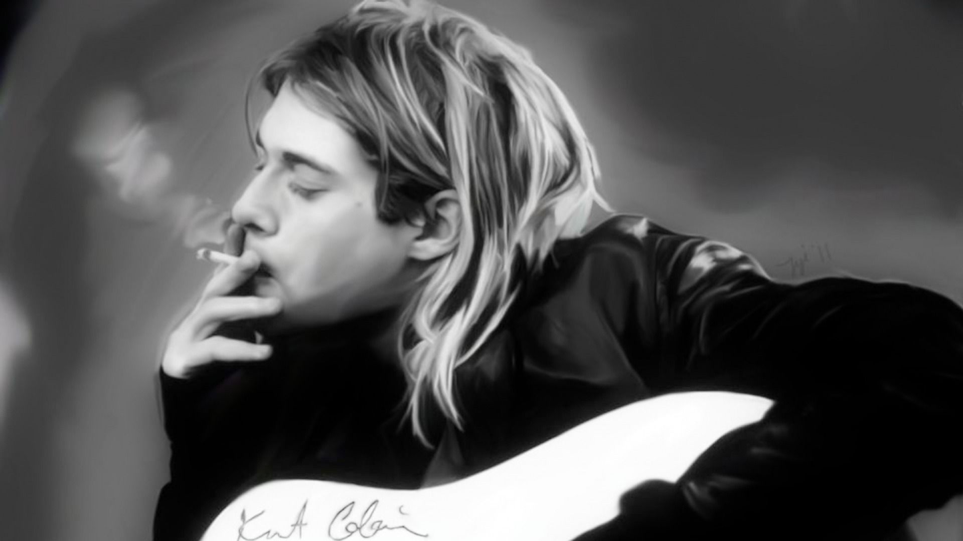 SUBASTAN  GUITARRA DE “ SMELLS LIKE TEEN SPIRIT “ KURT COBAIN